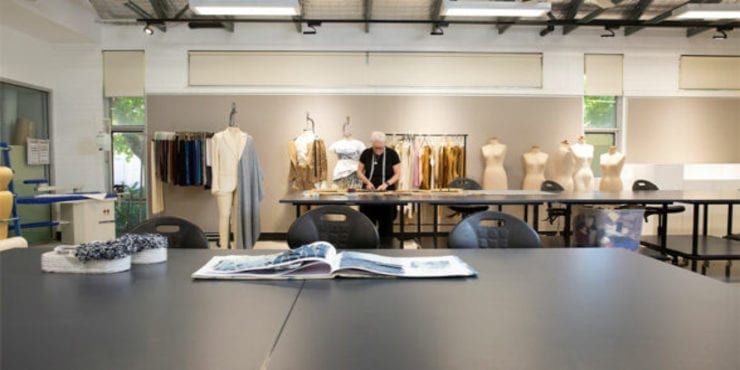 Inside the fashion studio at Curtin