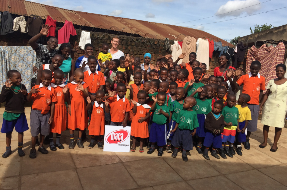 Josh volunteering in Uganda