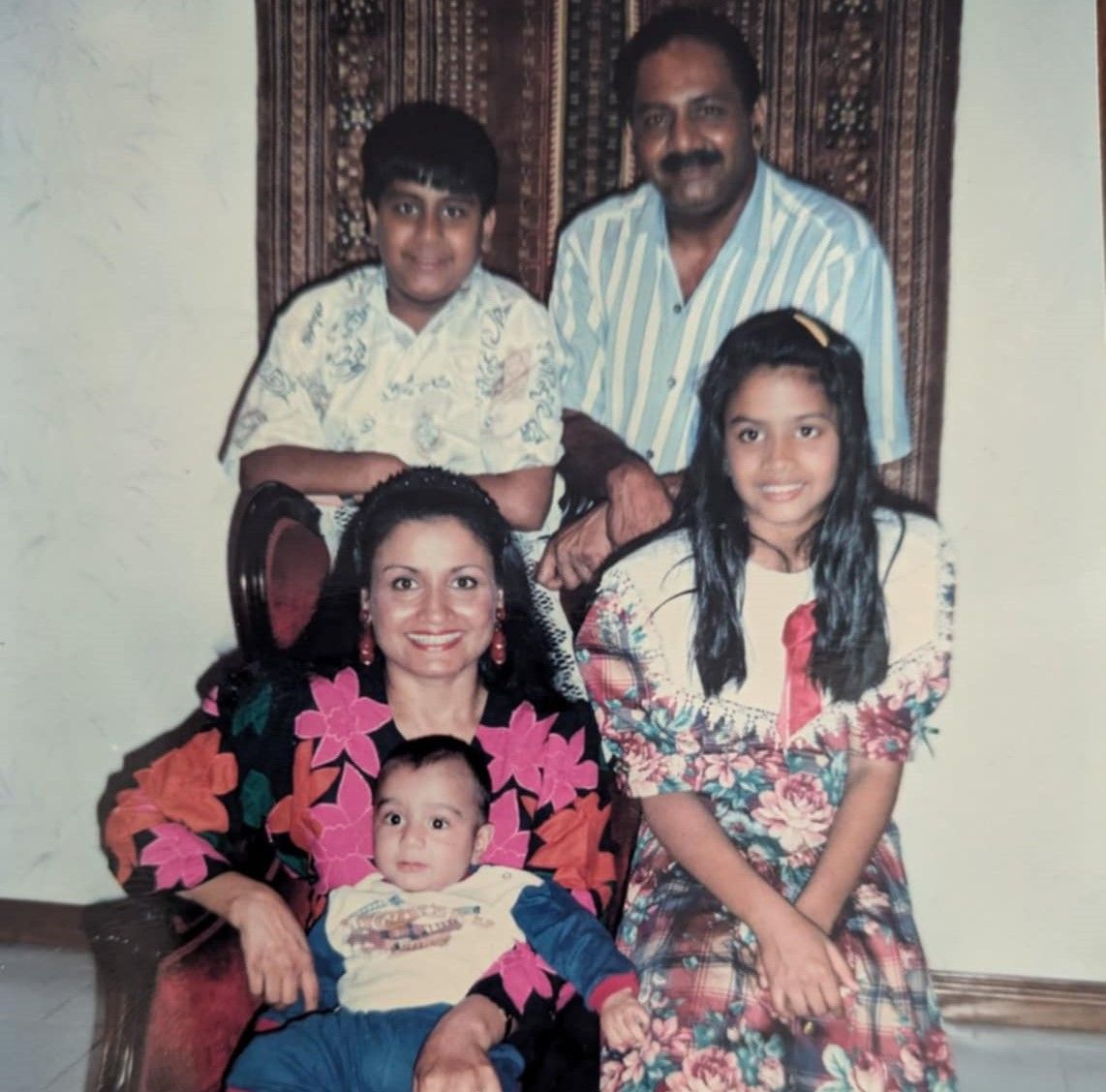 Curtin graduate Eldin with family