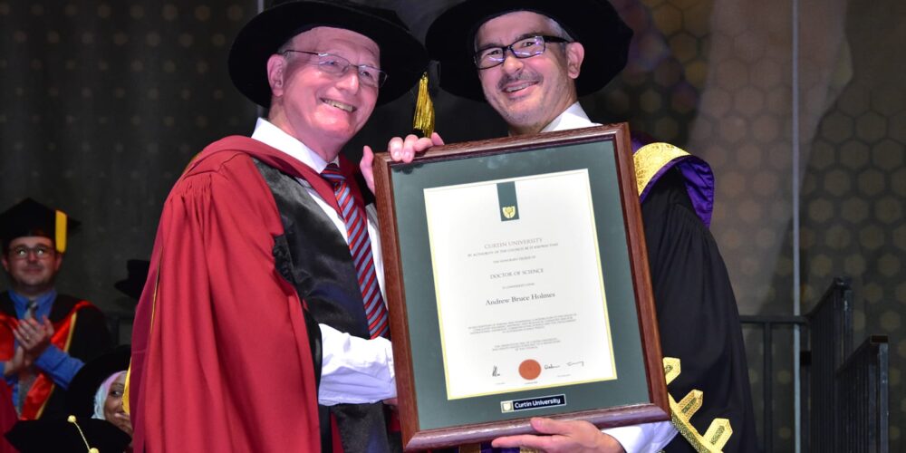 Distinguished chemistry Professor awarded Curtin Honorary Doctorate