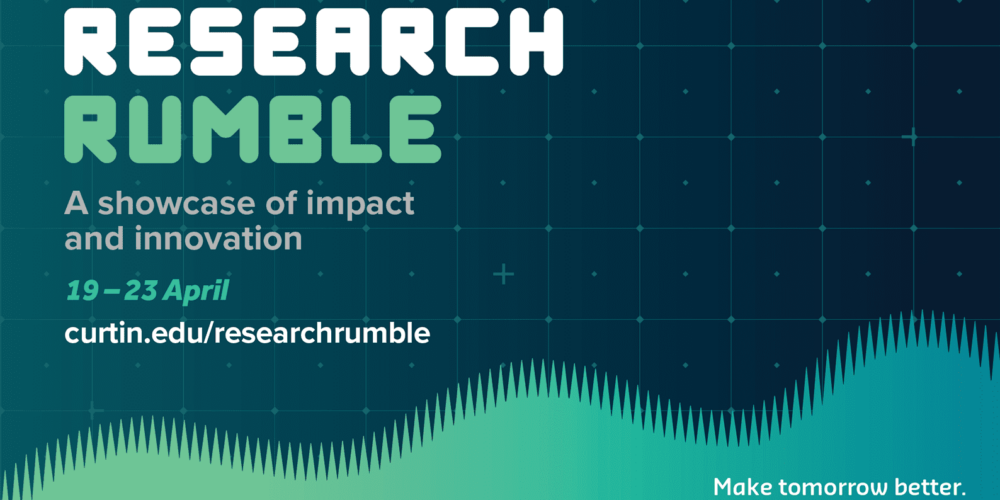 Free Curtin Research Rumble events to inspire ‘thinking with researchers’