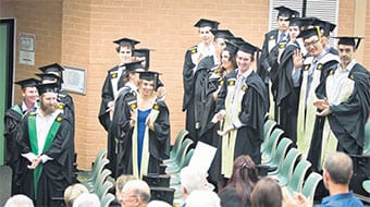 Some of the graduates from the latest round of WASM graduations