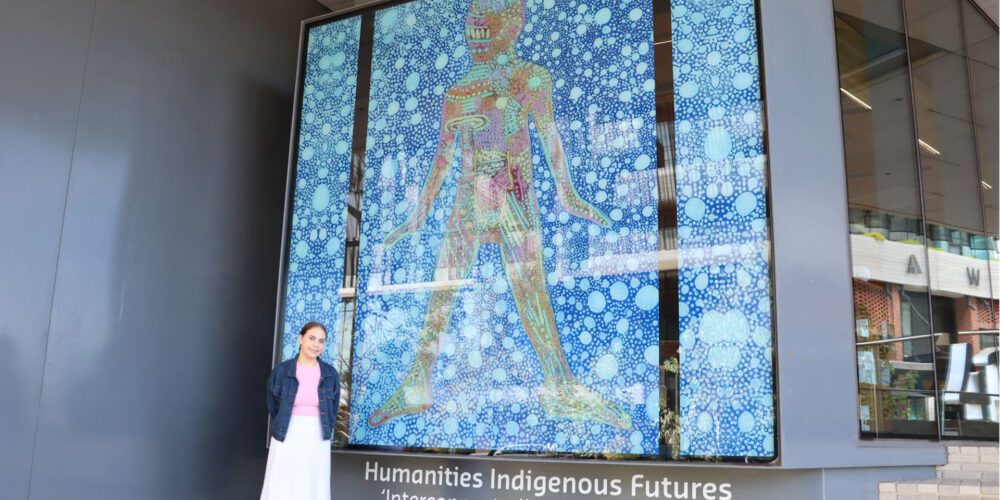 Image for Indigenous student brightens Curtin with striking design