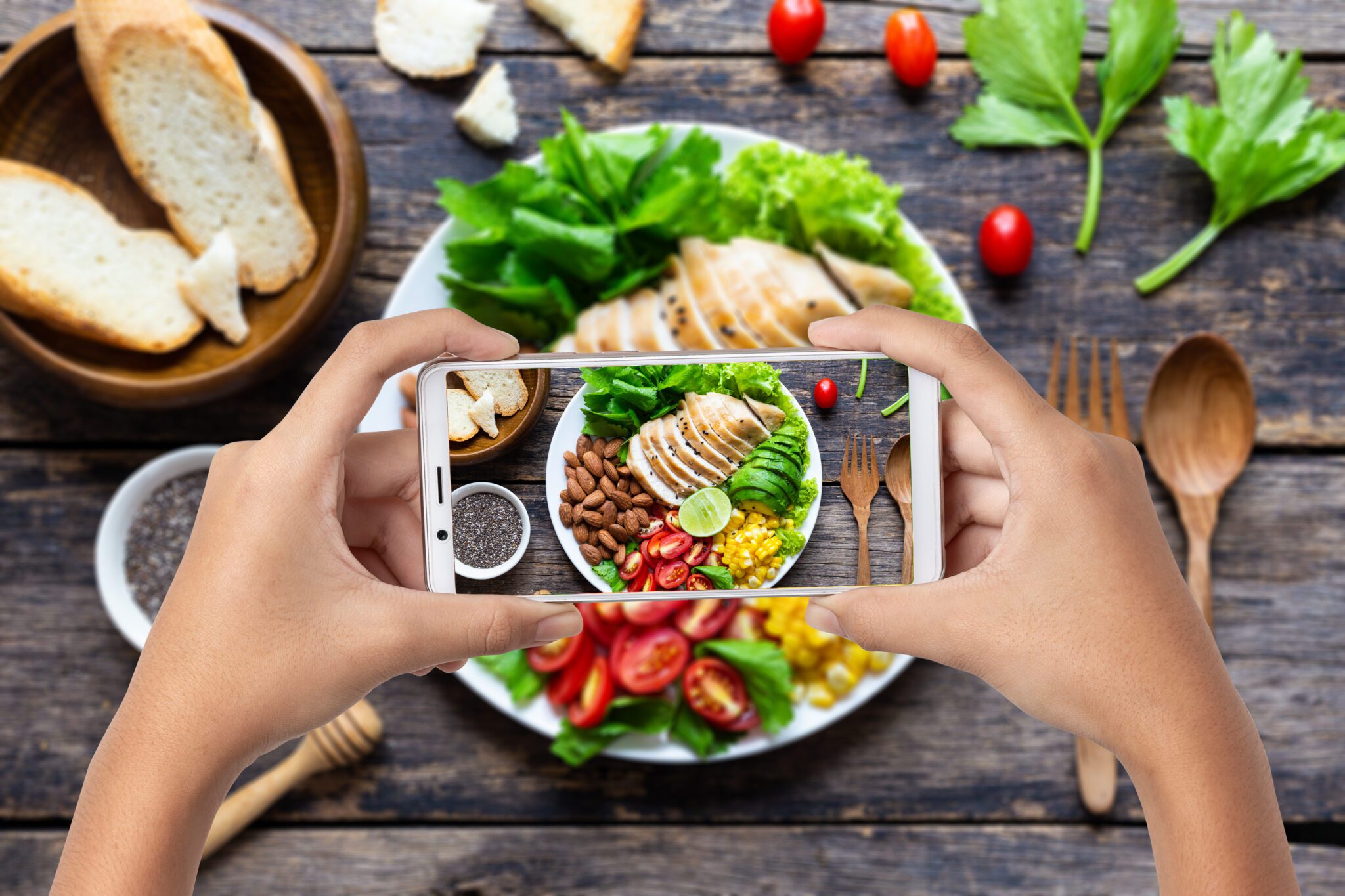 Image for Picture this: Snapping photos of our food could be good for us