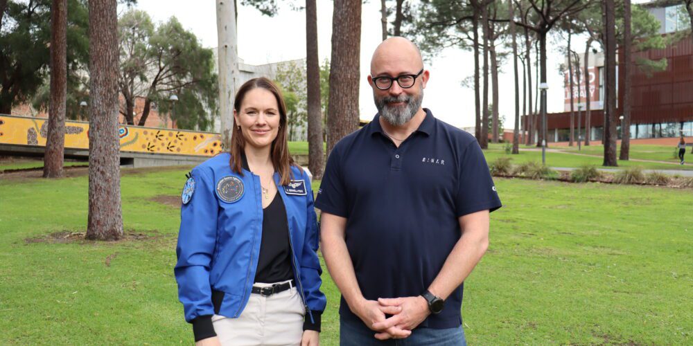 Image for Australia’s first astronaut over the moon about WA satellites’ deployment