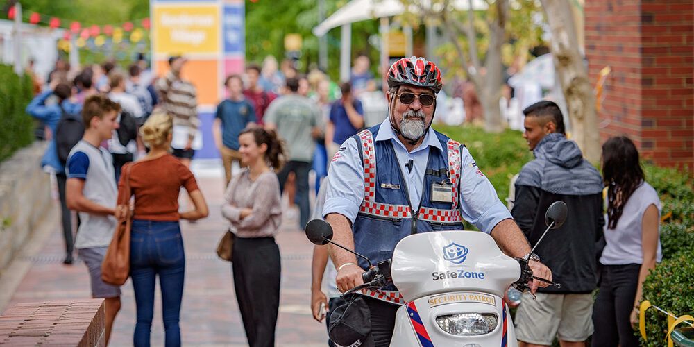 Curtin campus security helping students