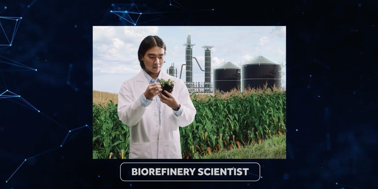 Biorefinery still - youtube video - play video