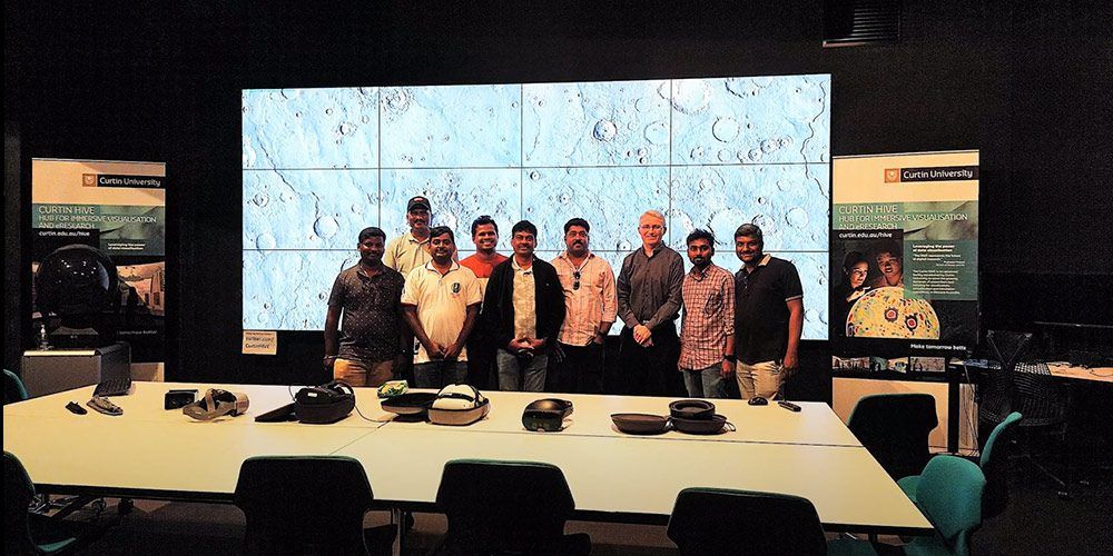 Group of Indian academics and students visiting Curtin Engineering in Kalgoorlie - play video