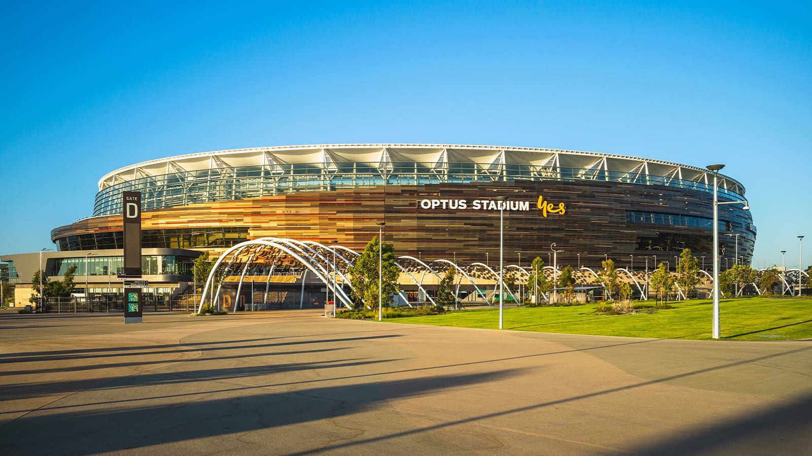 Catch an Aussie football game, cricket game or concert at Optus Stadium. 
