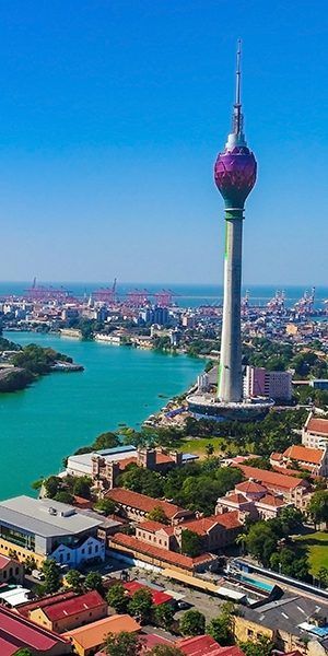 Skyline of Colombo, Sri Lanka